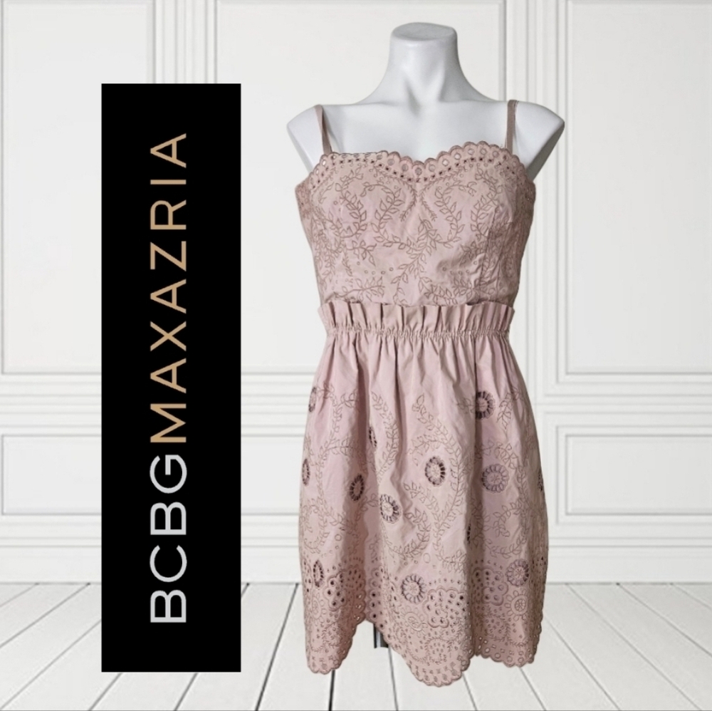 BCBG Max Azria Pink Lace Dress